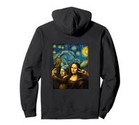 Pendientes Divertidos con Forma de Selfie para niña de Mona Lisa, diseño de Perlas, Color Crema Sudadera con Capucha