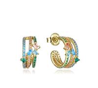 Pendientes Elegant 15121E100-39 Viceroy Jewels - Plata Baño Oro Circonitas