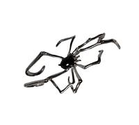 Pendientes elegantes de arañas punk y góticas inspirados en Halloween, accesorio con estilos oscuros y vanguardistas, diseños únicos, Medio, como se describe, como se describe