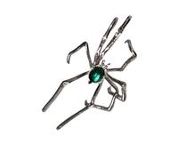 Pendientes elegantes de arañas punk y góticas inspirados en Halloween, accesorio con estilos oscuros y vanguardistas, diseños únicos, Medio, como se describe, como se describe
