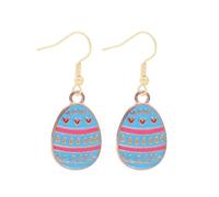 Pendientes elegantes de conejos de Pascua y zanahorias hechos a mano con materiales de aleación que aportan a sus picnics de o pendientes festivos de aspecto informal