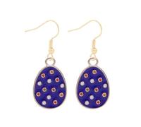 Pendientes elegantes de conejos de Pascua y zanahorias hechos a mano con materiales de aleación que aportan a sus picnics de o pendientes festivos de aspecto informal