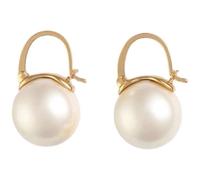 Pendientes elegantes de perlas para mujer, diseño pequeño, versátil, joyería de moda, pendientes para niñas, talla única, Zinc, Sin piedra preciosa