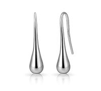 Pendientes en forma de lágrima de oro rosa, en bolsa de regalo.