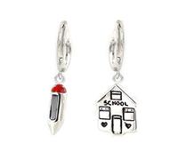 Pendientes Eres lo mas mujer Profesora Aros Plata