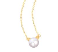 Pendientes felinos clásicos Acentos de perlas de cobre Collar sin fecha o aretes Regalo para amantes de los animales Collar o aretes de gato