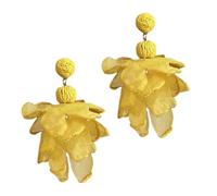 Pendientes Flor Joyería de Oreja Estilo Boho