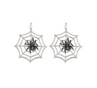 Pendientes Funk Dynamic Spiders con estética punk, perfectos para Halloween, raves, festivales de música, temas oscuros, arañas
