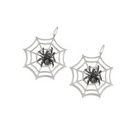 Pendientes Funk Dynamic Spiders con estética punk, perfectos para Halloween, raves, festivales de música, temas oscuros, aretes de aleación