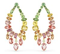 Pendientes Gema, Tallas mixtas, Candelabro, Multicolores, Acabado en oro de 18 quilates OS