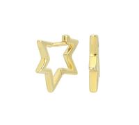 Pendientes geométricos chapados en plata de ley, joyería europea y americana para mujer, Metal