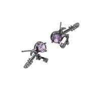 Pendientes Geométricos Con Dije De Nota De Guitarra Símbolo Musical Con Piedras Brillantes Joyería Para Uso Informal a Formal Elegante Joyería Musical Para Mujer