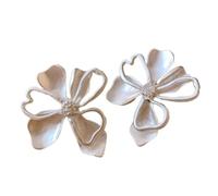 Pendientes geométricos de flores doradas, estilo vintage, aretes colgantes para mujeres de moda para uso diario
