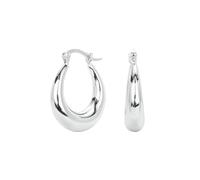 Pendientes geométricos personalizados de plata de ley para mujer, joyería creativa simple, Metal