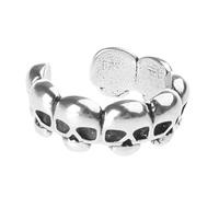 Pendientes góticos de aleación con diseño de calavera, para fiestas, uso diario