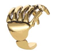 Pendientes góticos de aleación para huesos de la columna vertebral, perfectos para festivales de música para amantes del punk, regalo de Halloween, pendientes punk, talla única, como se describe