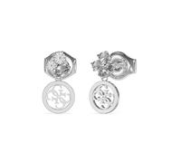 Guess Pendiente Mujer Plateado en forma de logo de las 4G's colgando de Acero hipoalergénico