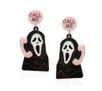Pendientes Halloween, Pendientes Mujer Halloween, Pendiente de Halloweens para Niña, Joyería de halloweens, Accessoires de Déguisement pour Adultes et Enfants (C)