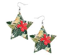 Pendientes hawaianos de verano con forma de estrella, aretes colgantes modernos, joyería de declaración para mujer para la oficina diaria