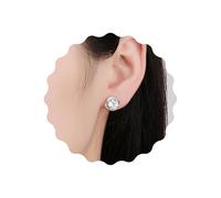 Pendientes hipoalergénicos de plata de ley 925 para mujer, pequeños aretes de aro de oro para regalo, mejor amiga, madre, mujer, aretes coloridos, talla única, Regalos para el hogar Regalos de