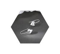 Pendientes hipoalergénicos de plata de ley 925 para mujer, pequeños aros de oro para regalos, amigas, madres, madres, cumpleaños, ligeros, con aretes de lágrima para novia, mamá, talla única, Collar