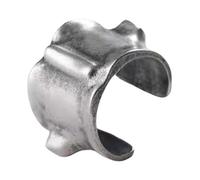 Pendientes hipoalergénicos de plata para cartílago, género neutro, espalda de oveja, inspira, diseño de oreja, accesorio de género neutro, talla única, como se describe, como se describe