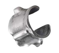 Pendientes hipoalergénicos unisex de plata con clip para cartílago, accesorio de oreja de oveja natural para mujeres y hombres, moderno pendiente sin perforación, talla única, como se describe, como