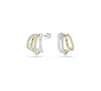 Swarovski Pendientes 'Hyperbola' oro / plata / transparente, Talla One Size