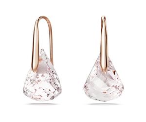 Pendientes Lunar, Rosas, Baño tono oro rosa OS