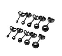 Pendientes magnéticos para hombre, bola de acero, accesorios, oro amarillo, piercing para uñas, pendientes de arco iris para niñas, talla única, Acero aleado, Sin piedra preciosa