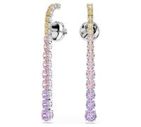 Pendientes Matrix, Degradado de tallas redondas, Multicolores, Baño de rodio OS