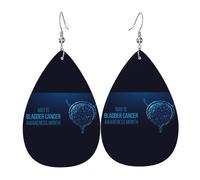 Pendientes May Is Bladder Cancer Awareness Month Aretes Colgantes Decoración Pendientescolgantes Doble Cara Pendientesde Piel Sintética Para Mujeres Fiesta Amantes