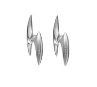 Pendientes mecánicos contemporáneos Oficina a ropa de noche Postes de bronce finos Oxidación Concepto presente inmune Joyería de oreja mecánica moderna