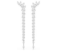 Pendientes Mesmera, Talla marquisa, Blancos, Baño de rodio OS