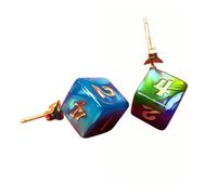 Pendientes Mini Dados D6, standard, Acrílico, Sin piedra preciosa