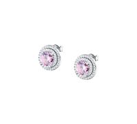Pendientes Morellato Duchessa Plata 925 Rosa Zirconias SAIW273