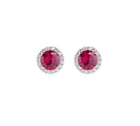 Pendientes Mujer Amen DIAMONDS Rubí En Plata 925 Código ELUBOBBRZ