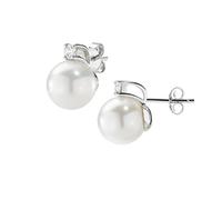 Pendientes Mujer AMEN Plata 925 Perla 10 Mm Código EPBBZ10