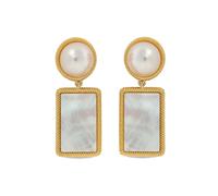 Pendientes Mujer Majorica 17788.01.1.E00.906.1 Dorado Blanco