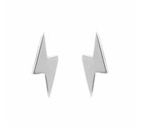 Pendientes Mujer-Niña Oro Blanco 9K Rayo Brillo - Certificado Garantía - Mondepetit - 2600