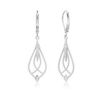 Pendientes Mujer Plata Colgantes Plata de Ley 925 Hipoalergénicos Regalos Originales Pendientes Niña Gota Earrings for Women Zirconia Regalo Bisuteria Joyas de Mujer Largos Brincos Mulher
