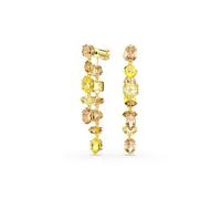Pendientes Mujer Swarovski One Size marrón claro / amarillo