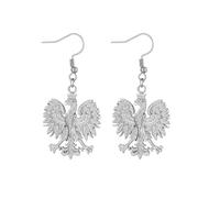 Pendientes National Polish - Colgante de águila de acero inoxidable para uso diario para mujer, one size, Acero inoxidable, Sin piedra preciosa