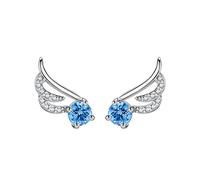 Pendientes niña delfines zircon elegante boda mujer accesorios joyas regalo para ella pendientes rosas plata 925, talla única, Acero aleado, Sin piedra preciosa