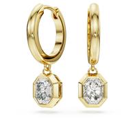 Pendientes Octagon, Diamantes creados en laboratorio (peso total de 1,0 quilates), Forma octagonal, Oro amarillo de 18 quilates OS