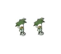 Pendientes Oficiales de plata Palmerín color Real Betis