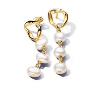 Pandora shine pendiente colgante forma organica y perlas