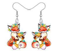 Pendientes para el día de la madre, regalos de cumpleaños para mamá de hija, bonitos aretes de acrílico para mujeres y niñas, Acrílico, No es una piedra preciosa