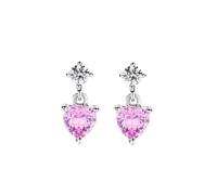 Pendientes Para Mujer Amen PRINCESS Rosa En Plata 925 Código ECUBFU