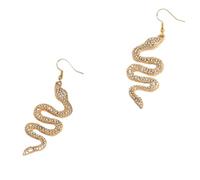Pendientes para mujer, bonitos colgantes en forma de serpiente, aretes de gota para mujer, aleación de color, joyería punk, joyería de fiesta, regalos Brincos para novia, esposa, hermana, hija, madre